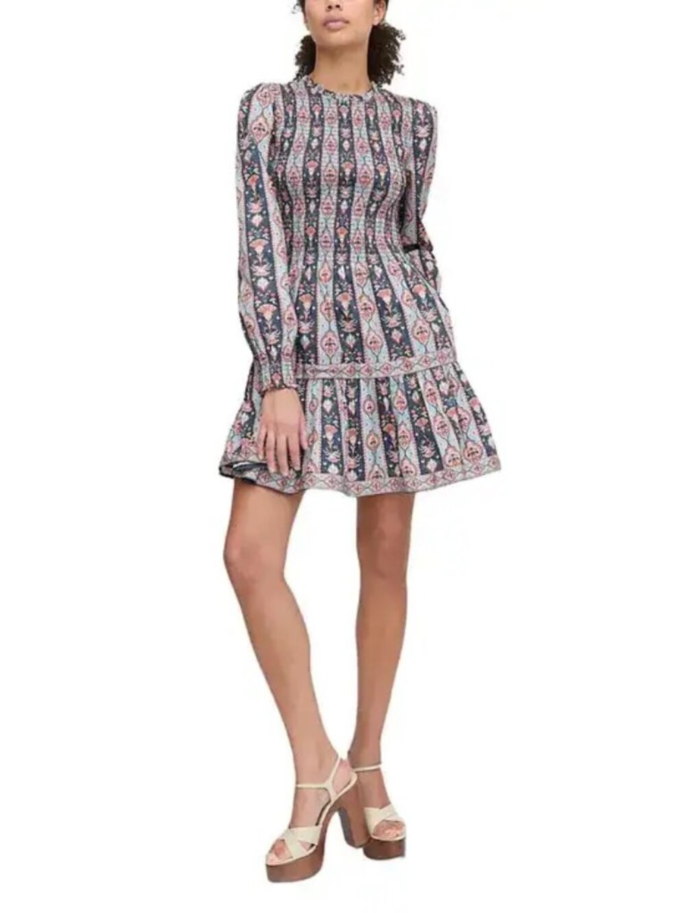 Hill House Viviana Mini Nap Dress M Navy Emma Stripe NWT $218
